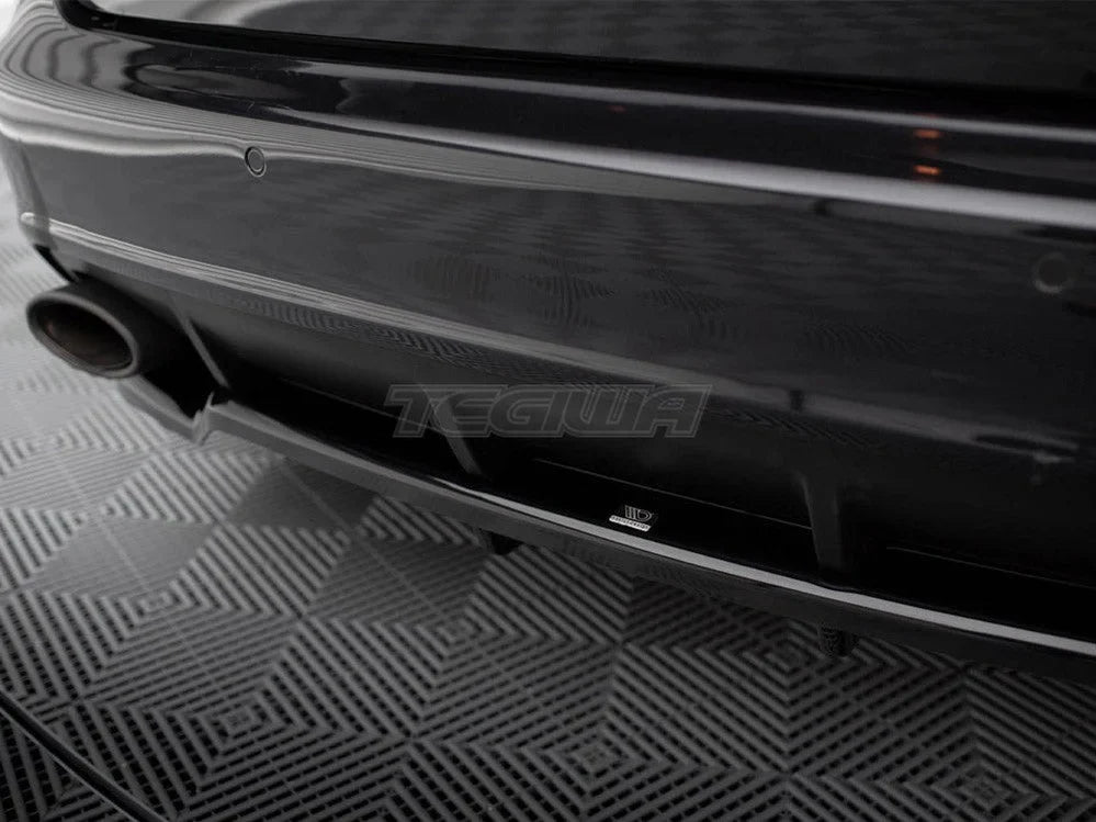 Maxton Design Central Rear Splitter Vertical Bars Audi RS6 Avant C6