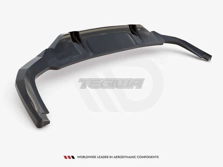 Maxton Design Central Rear Splitter Vertical Bars Audi SQ5 Sportback Mk2 Facelift