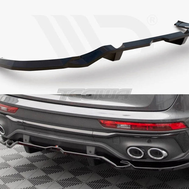 Maxton Design Central Rear Splitter Vertical Bars Audi SQ5 Sportback Mk2 Facelift