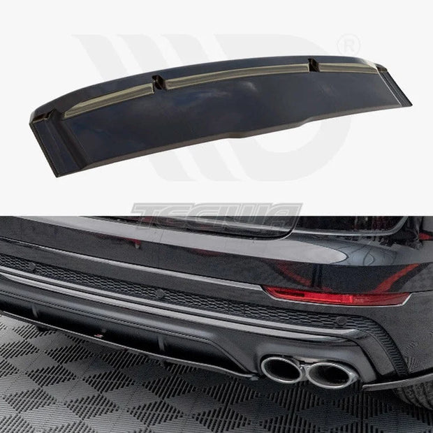 Maxton Design Central Rear Splitter Vertical Bars Audi SQ8 MK1 2020-