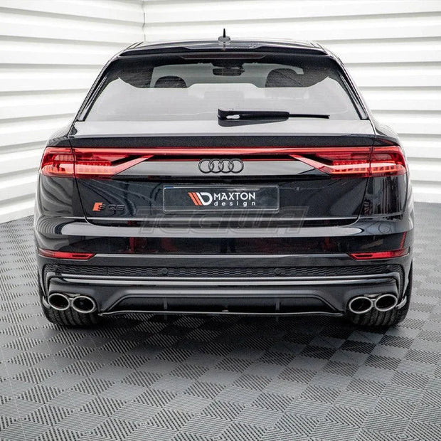 Maxton Design Central Rear Splitter Vertical Bars Audi SQ8 MK1 2020-