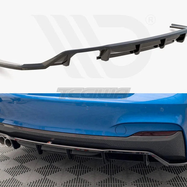 Maxton Design Central Rear Splitter Vertical Bars BMW 2-Series M-Pack F22