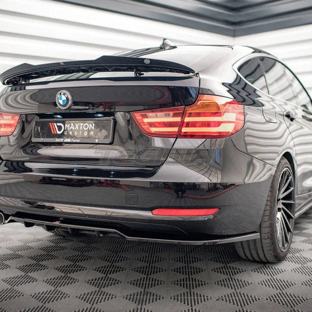 Maxton Design Central Rear Splitter Vertical Bars BMW 3-Series GT F34