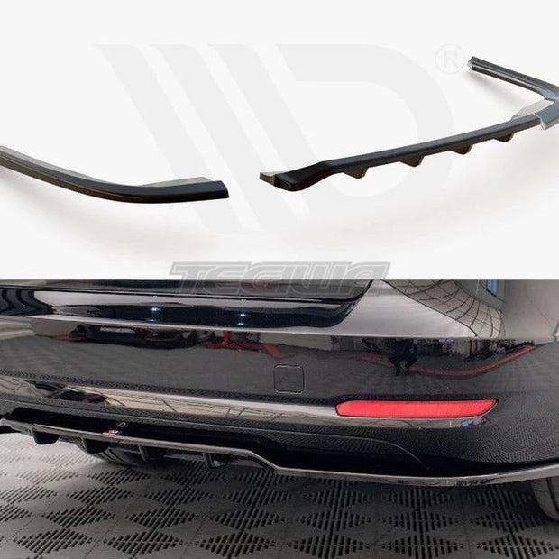 Maxton Design Central Rear Splitter Vertical Bars BMW 3-Series GT F34