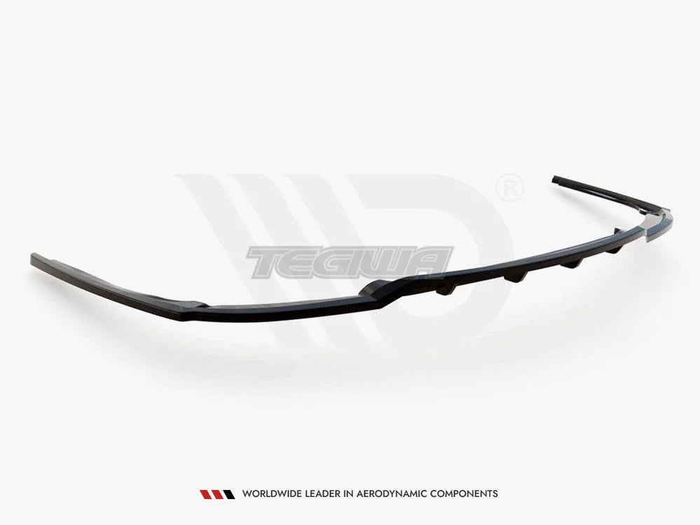 Maxton Design Central Rear Splitter Vertical Bars BMW 7-Series M-pack F01 09-13