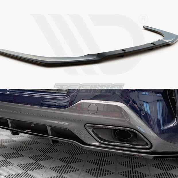 Maxton Design Central Rear Splitter Vertical Bars BMW 8-Series GRAN Coupe M-Pack G16 2019-