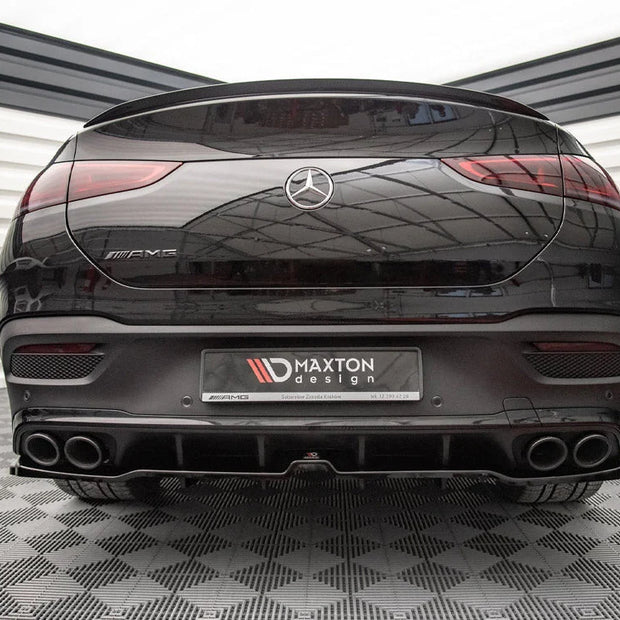 Maxton Design Central Rear Splitter Vertical Bars Mercedes AMG GLE Coupe C167 2019-