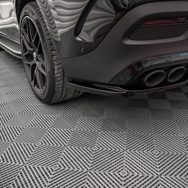Maxton Design Central Rear Splitter Vertical Bars Mercedes AMG GLE Coupe C167 2019-