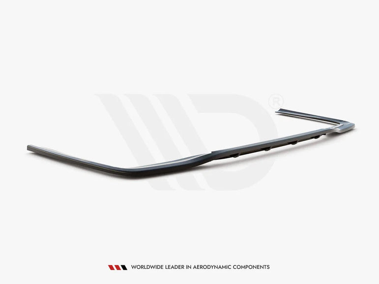 Maxton Design Central Rear Splitter Vertical Bars Mercedes E Amg-line Sedan W212 Facelift 12-16