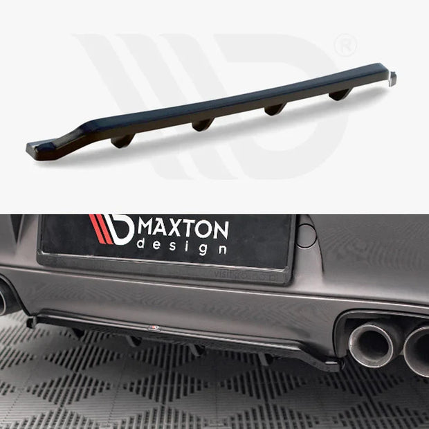 Maxton Design Central Rear Splitter Vertical Bars Porsche 911 Carrera Carrera GTS 997 Facelift
