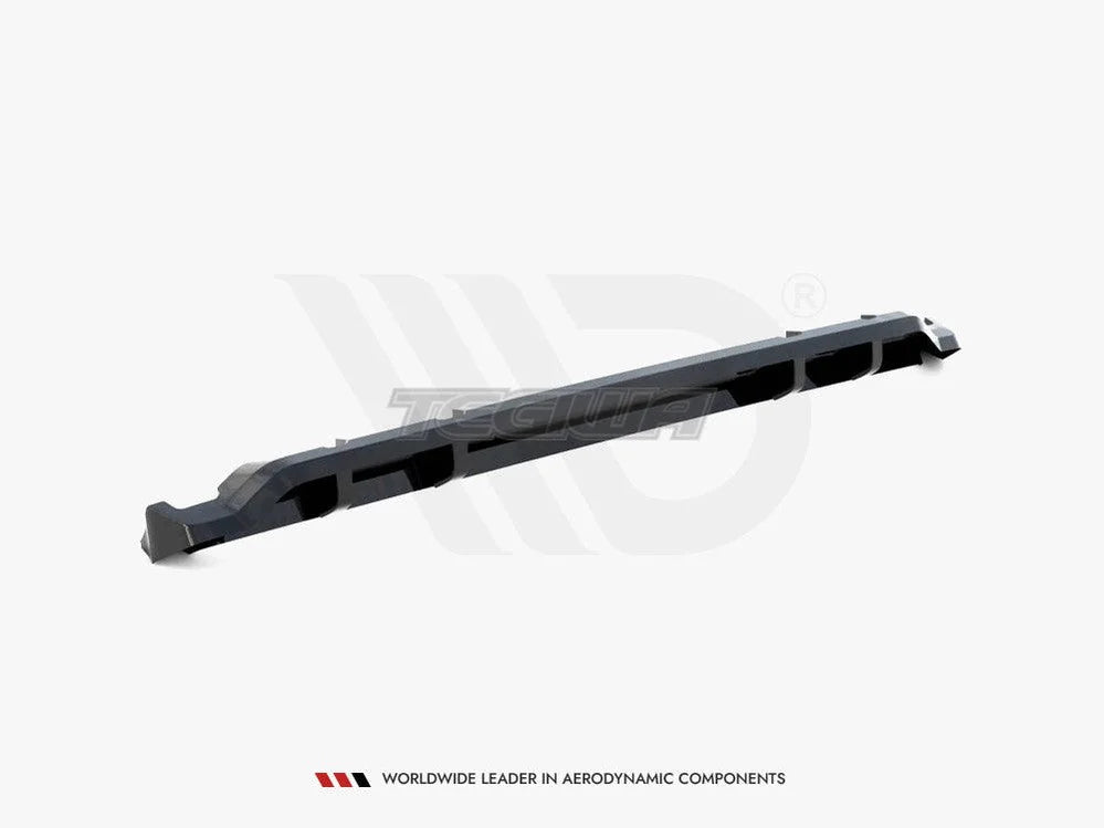 Maxton Design Central Rear Splitter Vertical Bars V.1 BMW 3-Series M340i G20 G21 Facelift