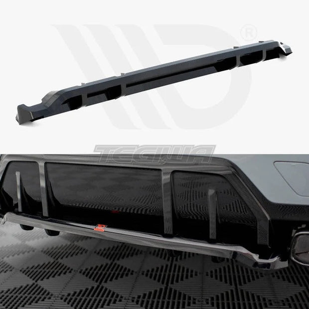 Maxton Design Central Rear Splitter Vertical Bars V.1 BMW 3-Series M340i G20 G21 Facelift