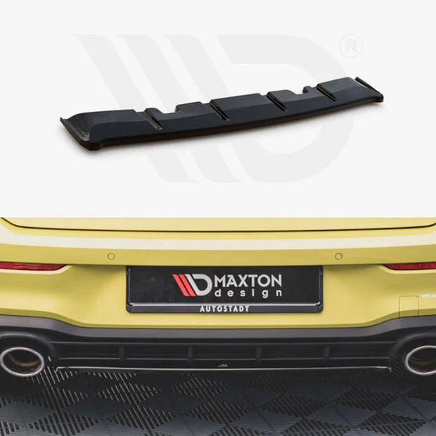 Maxton Design Central Rear Splitter Volkswagen Golf 8 GTI Clubsport 20-