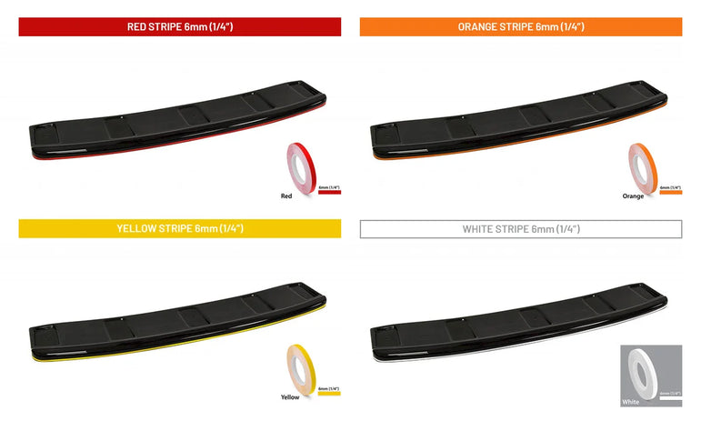 Maxton Design Central Rear Splitter Volkswagen Golf MK7 R Without Vertical Bars 13-16
