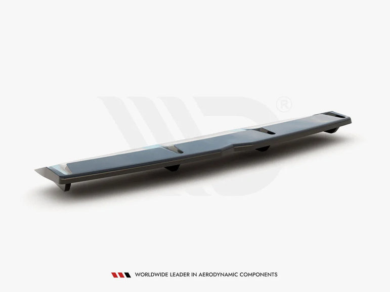 Maxton Design Central Rear Splitter W Vertical Bars Hyundai I30 MK3 N Fastback 2018-
