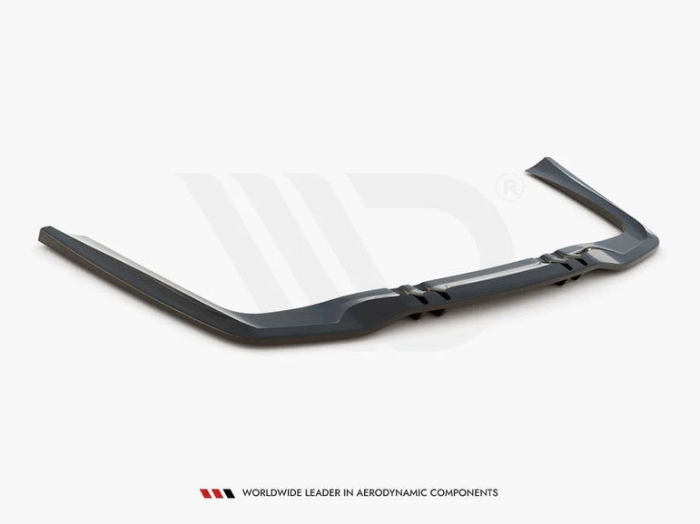 Maxton Design Central Rear Splitter W Vertical Bars Mercedes AMG GT 53 4-door Coupe 2018-
