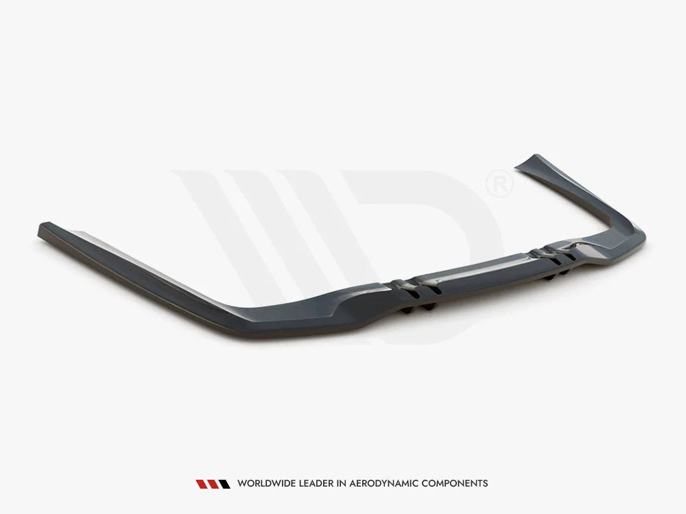 Maxton Design Central Rear Splitter W Vertical Bars Mercedes AMG GT 53 4-door Coupe 2018-