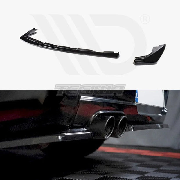 Maxton Design Central Rear Splitter Without Vertical Bars BMW 1-Series E81 E87 M-sport Facelift 09-11