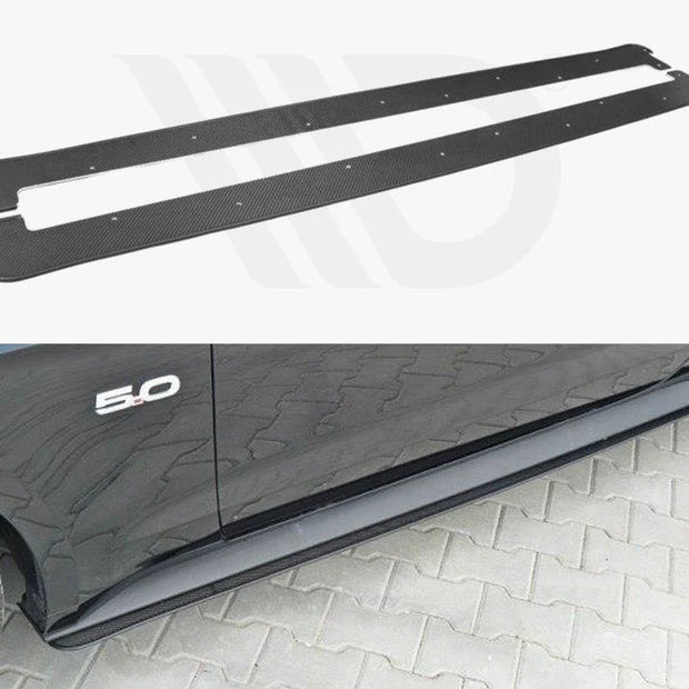Maxton Design Ford Mustang MK6 GT - Racing Side Skirts Diffusers 2014-17