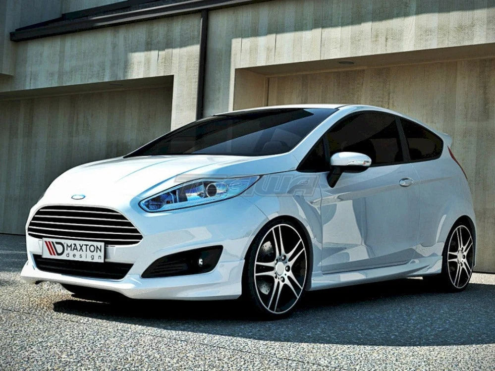 Maxton Design Front Bumper Spoiler Ford Fiesta MK7 Facelift 13-17