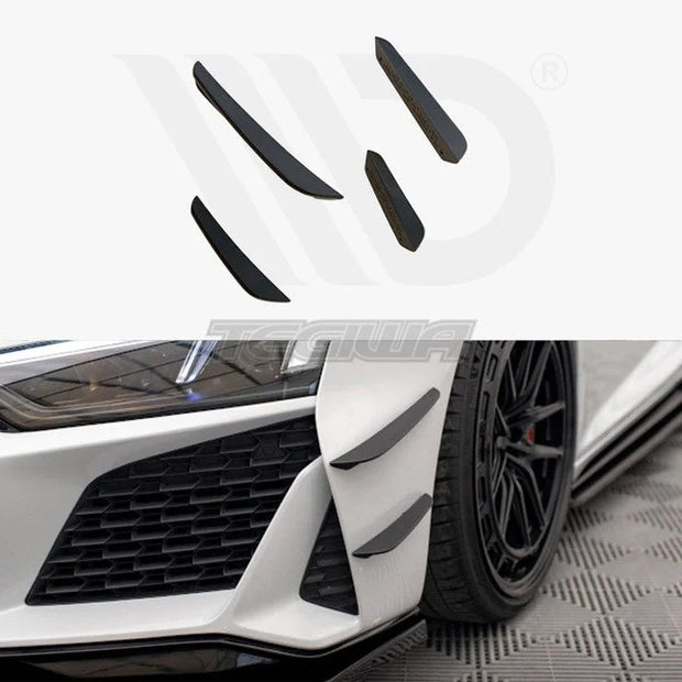Maxton Design Front Bumper Wings Canards Audi R8 Mk2 Facelift