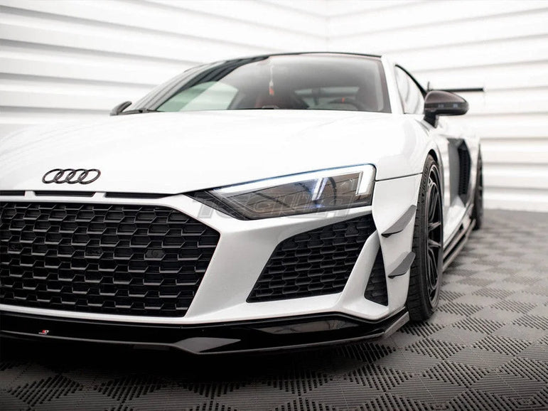Maxton Design Front Bumper Wings Canards Audi R8 Mk2 Facelift