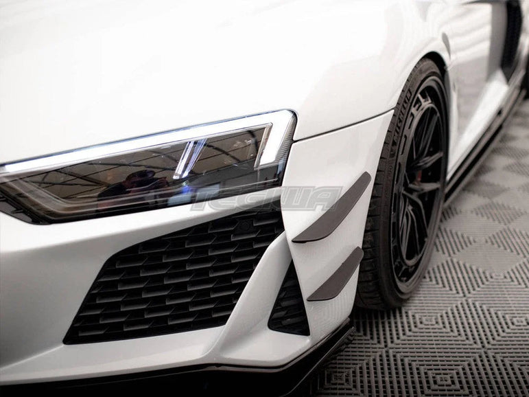 Maxton Design Front Bumper Wings Canards Audi R8 Mk2 Facelift