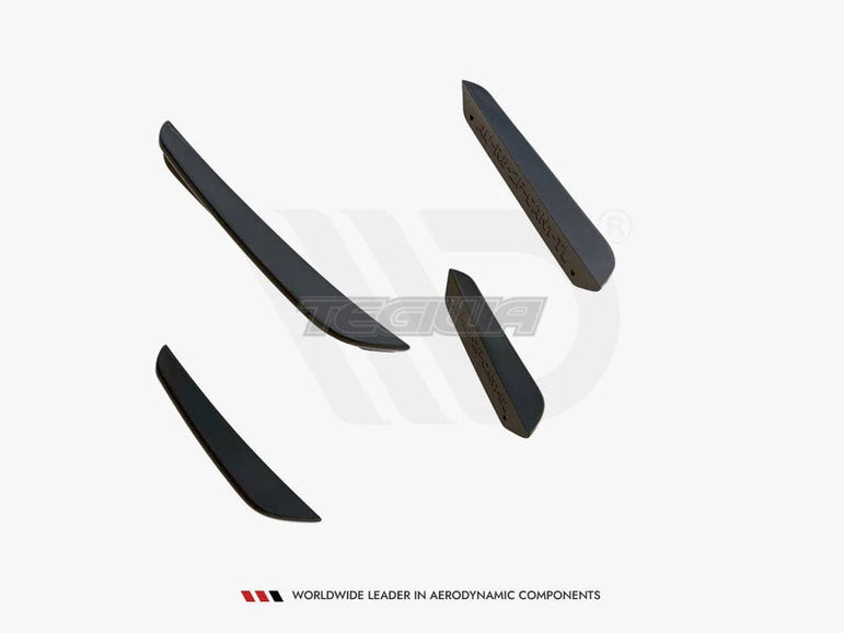 Maxton Design Front Bumper Wings Canards Audi R8 Mk2 Facelift