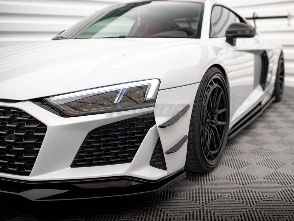 Maxton Design Front Bumper Wings Canards Audi R8 Mk2 Facelift