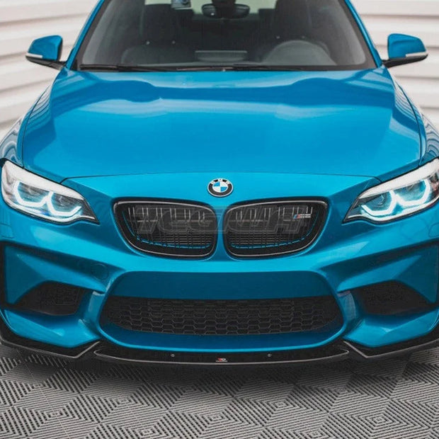 Maxton Design Front Bumper Wings Canards BMW M2 F87 01-20
