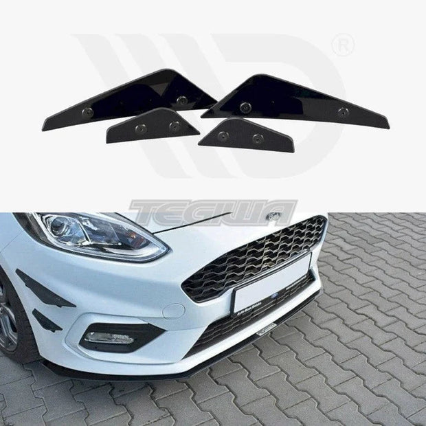 Maxton Design Front Bumper Wings Canards Ford Fiesta MK8 ST ST-Line