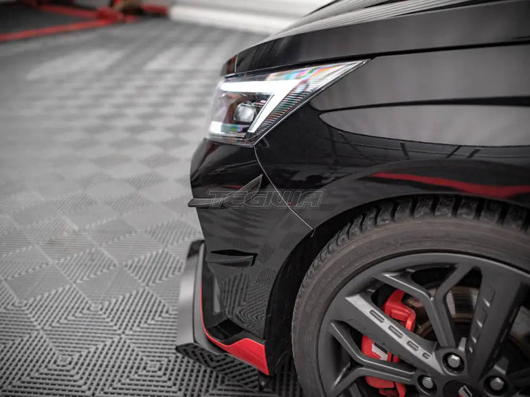 Maxton Design Front Bumper Wings Canards Hyundai I20 N MK3 2020-