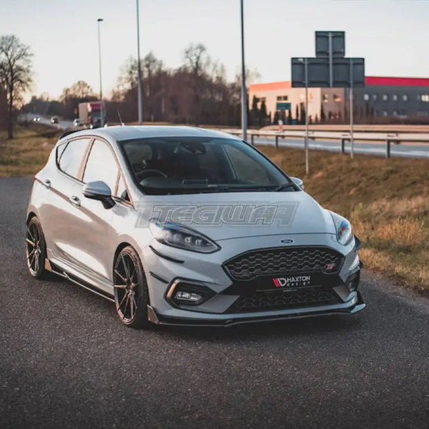 Maxton Design Front Bumper Wings Canards V.3 Ford Fiesta MK8 ST ST-Line 2017-