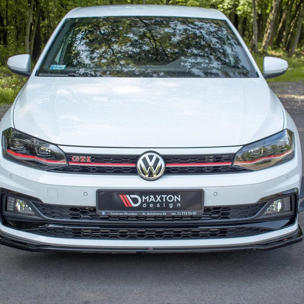 Maxton Design Front Bumper Wings Canards Volkswagen Polo MK6 GTI 17-21