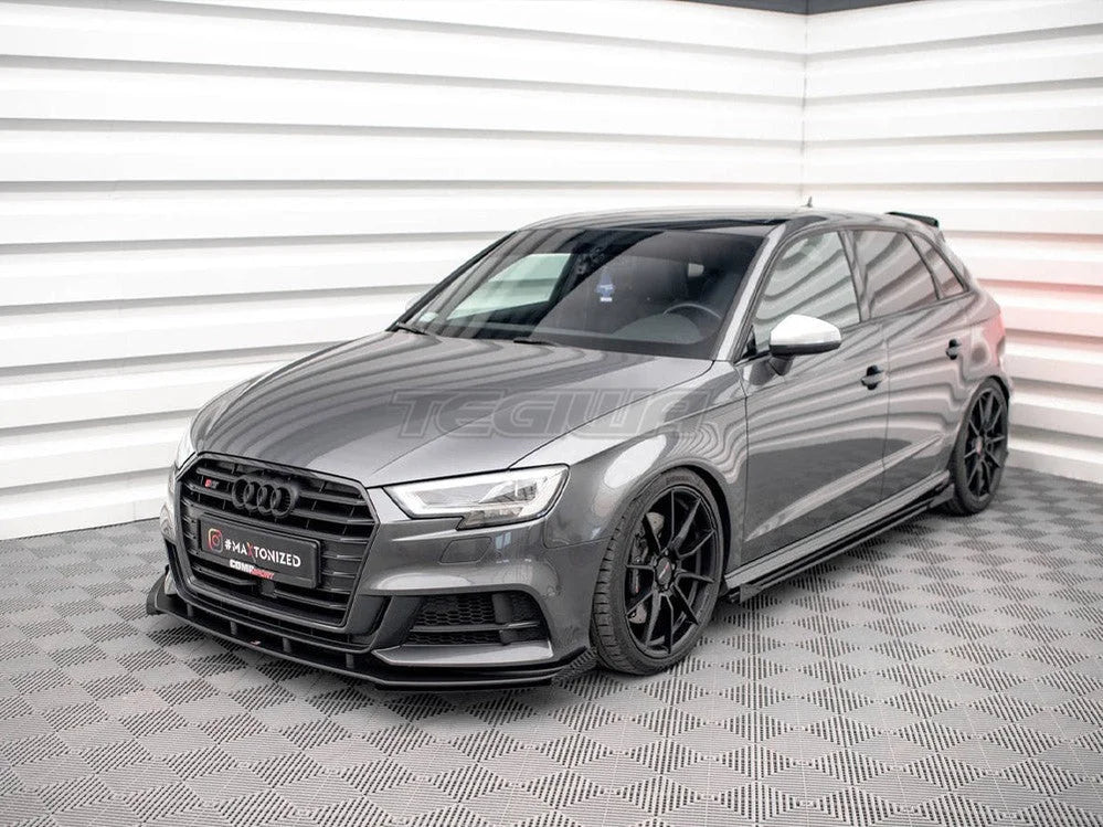Maxton Design Front Flaps Audi S3 A3 S-Line Sportback 8V Facelift
