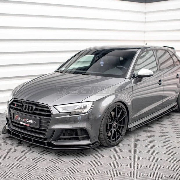 Maxton Design Front Flaps Audi S3 A3 S-Line Sportback 8V Facelift