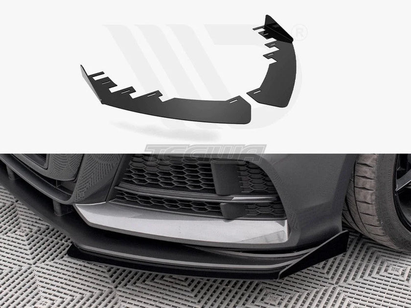 Maxton Design Front Flaps Audi S3 A3 S-Line Sportback 8V Facelift