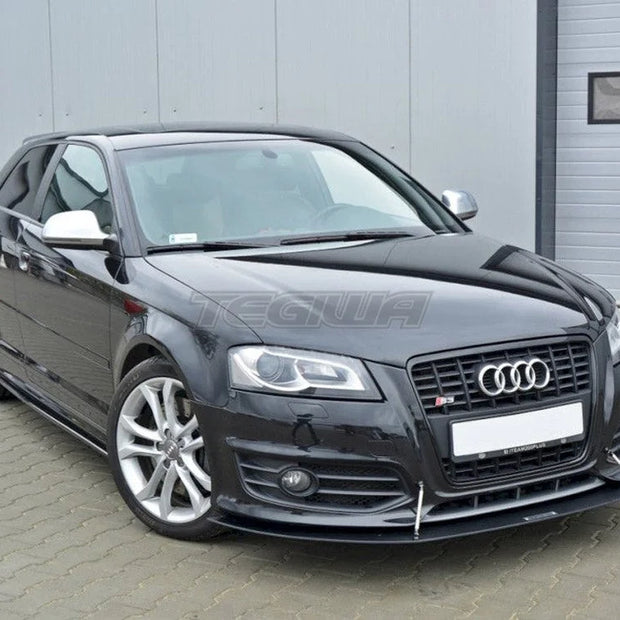 Maxton Design Front Racing Splitter Audi S3 8P Facelift Model 09-13