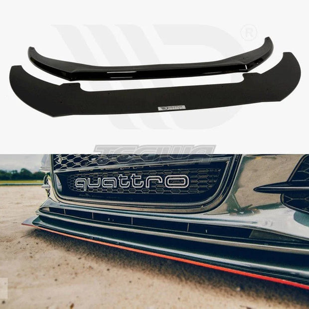 Maxton Design Front Racing Splitter Audi S6 A6 C7 S-line 2 Splitters = 1 SET 01-14