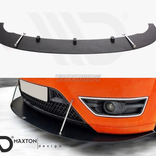 Maxton Design Front Racing Splitter Ford Focus II ST Preface Model