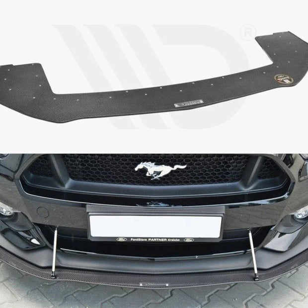 Maxton Design Front Racing Splitter - Ford Mustang MK6 GT 2014-17