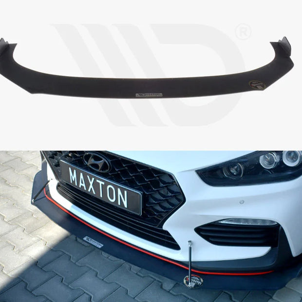 Maxton Design Front Racing Splitter Hyundai I30 MK3 N 01-20