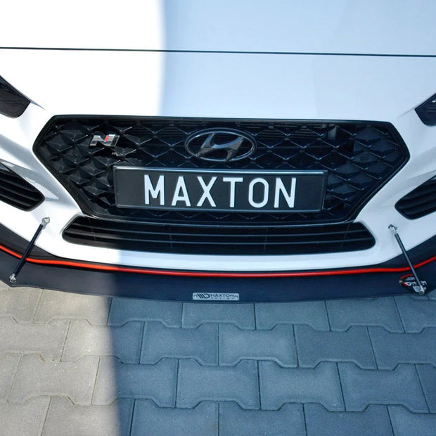 Maxton Design Front Racing Splitter Hyundai I30 MK3 N 01-20
