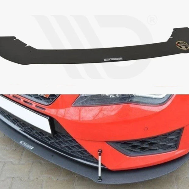 Maxton Design Front Racing Splitter Seat Leon III Cupra FR