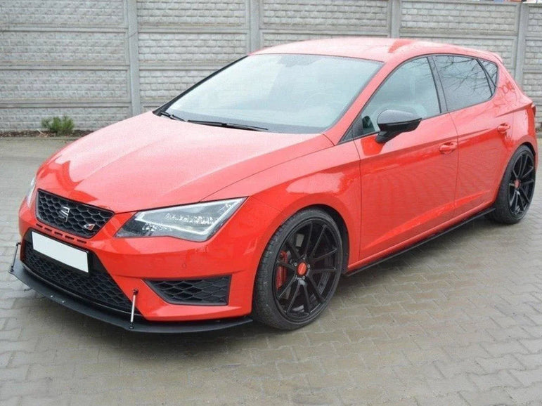 Maxton Design Front Racing Splitter Seat Leon III Cupra FR