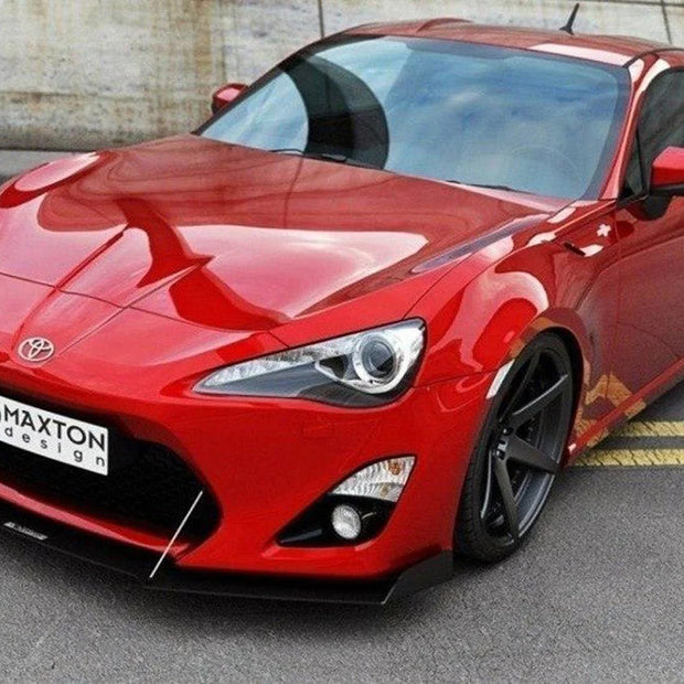 Maxton Design Front Racing Splitter Toyota GT86 With Wings 12-16