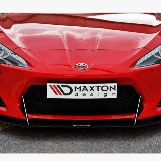 Maxton Design Front Racing Splitter Toyota GT86 With Wings 12-16