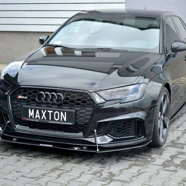 Maxton Design Front Racing Splitter V.1 Audi RS3 8V Facelift Sportback 2017-20