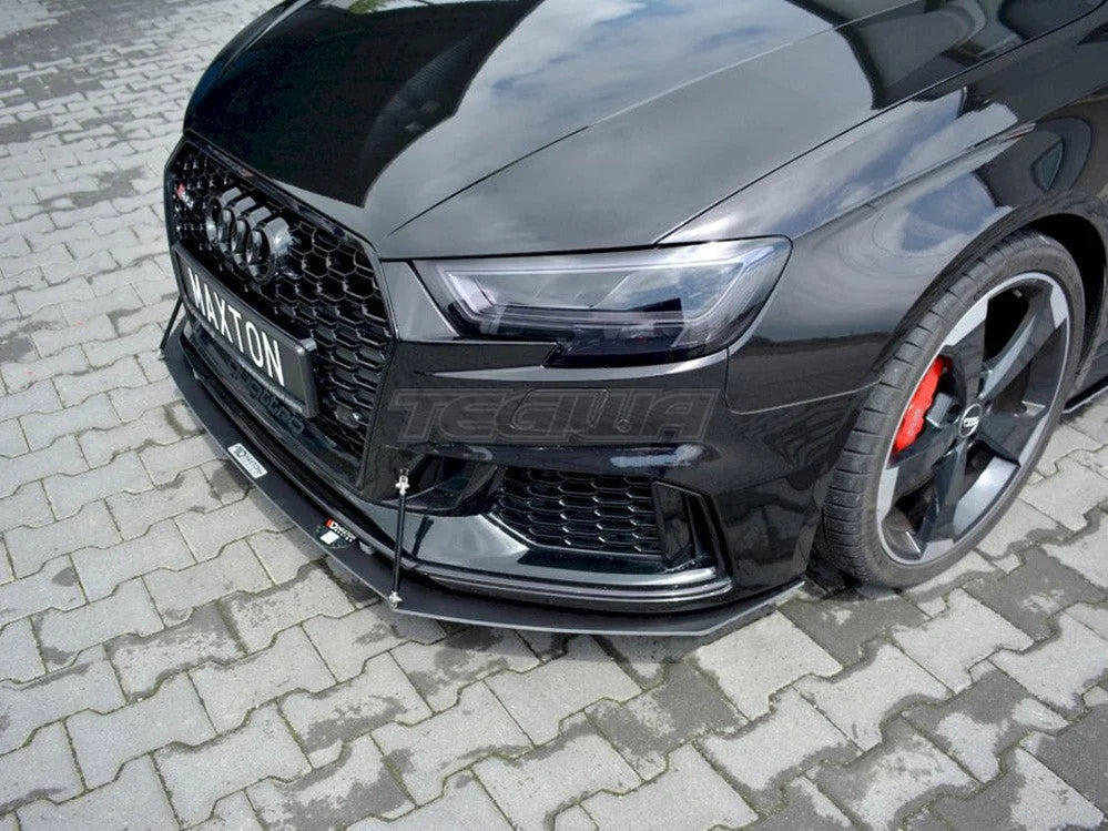 Maxton Design Front Racing Splitter V.1 Audi RS3 8V Facelift Sportback 2017-20