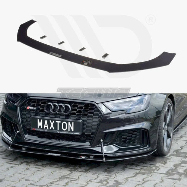 Maxton Design Front Racing Splitter V.1 Audi RS3 8V Facelift Sportback 2017-20